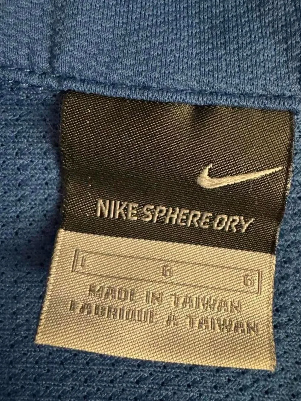 Nike Sphere Dry Royal Blue With shoulder stripe Golf Polo Size Large